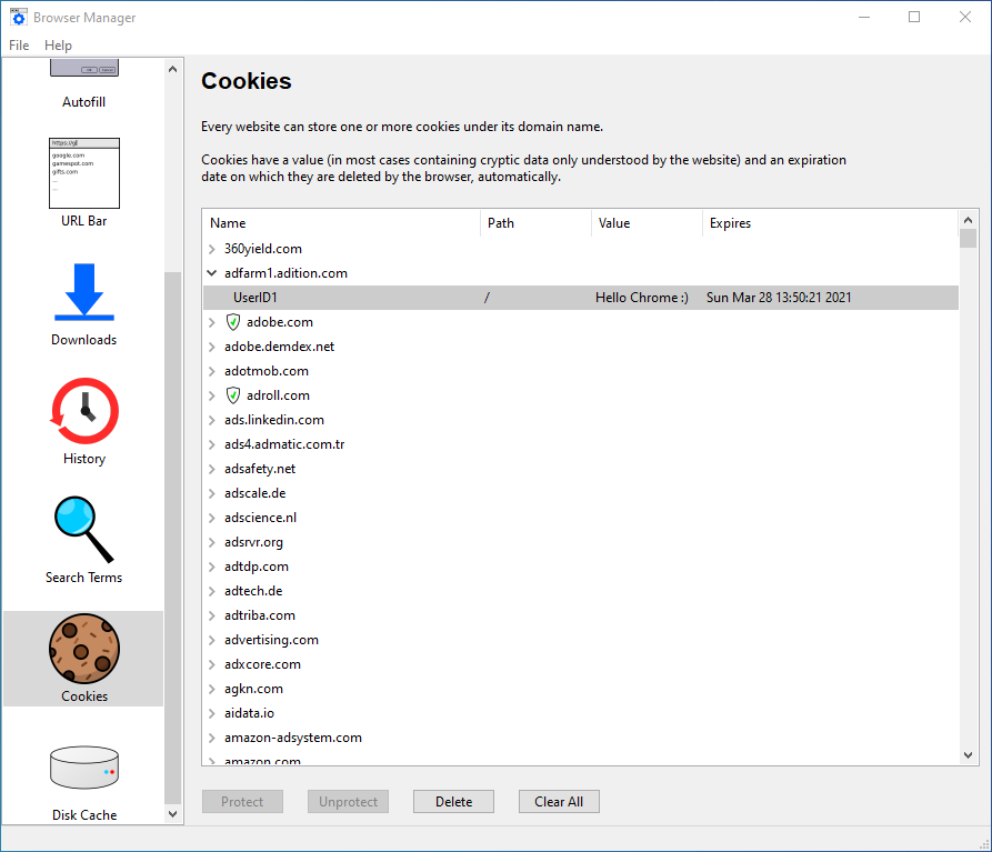 Cookie Manager