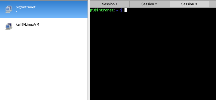 SSH Commander tabs with different sessions for the same SSH remote host